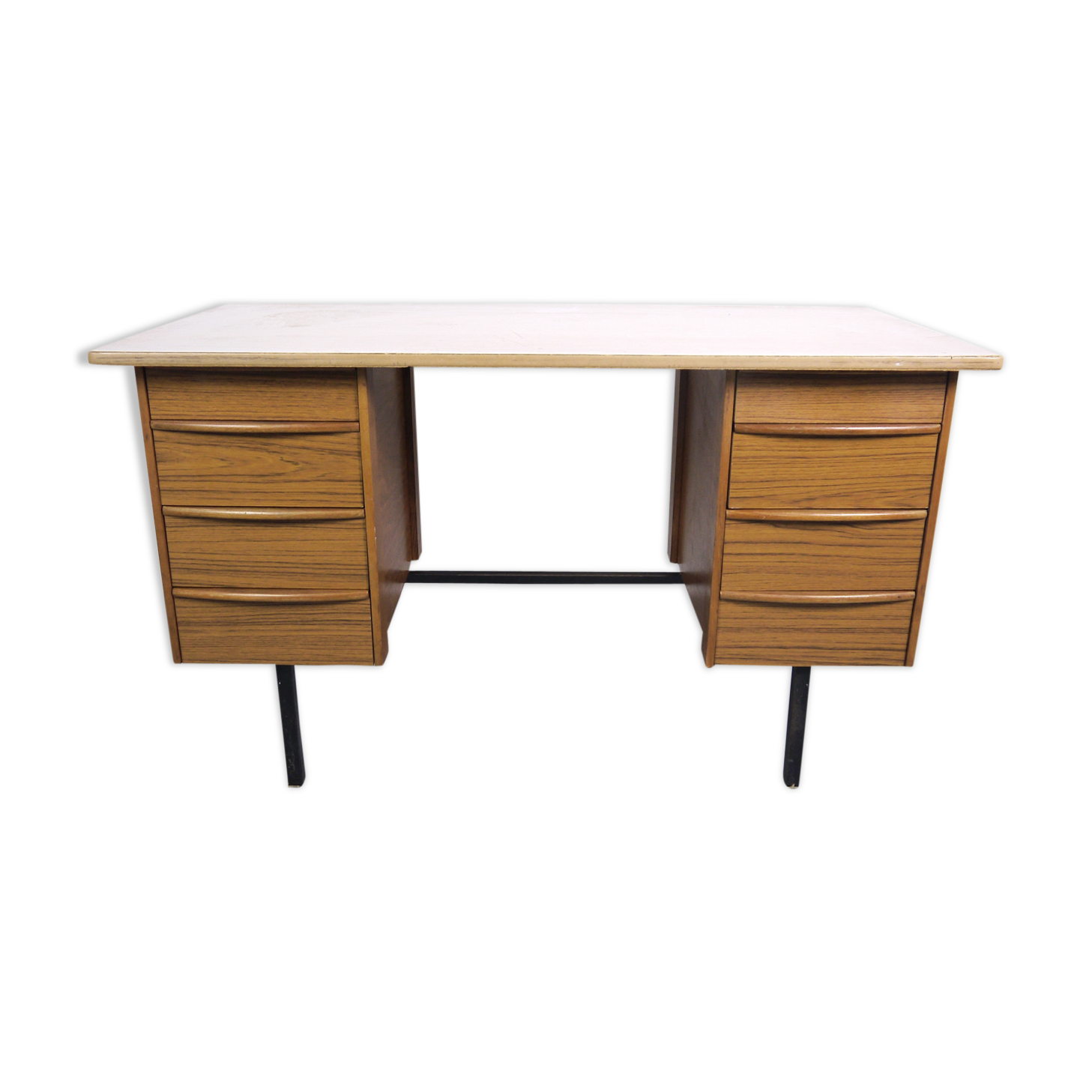 Desk vintage two subwoofers