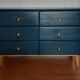 Commode scandinave bleu ganne
