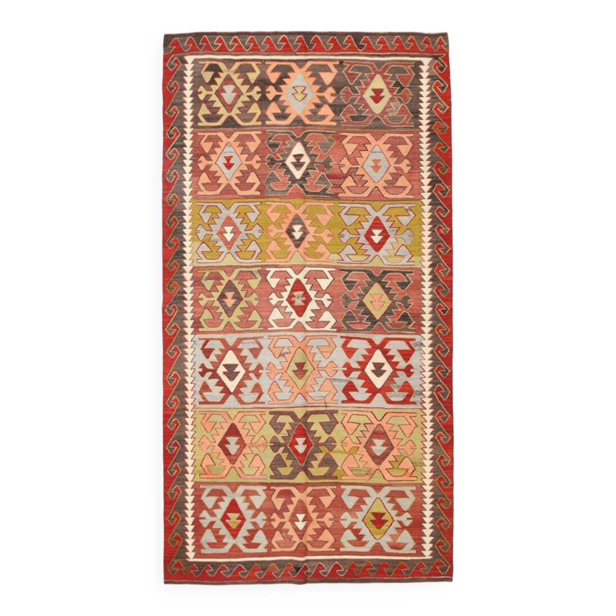 5x10 Rare Style Kilim Rug, 163x309Cm Living Room Rug