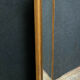 Mirror art Deco era in walnut patina blonde patina
