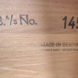 Niels Bach teak coffee table, Denmark 1970s