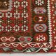 6x14 Kilim Warm Earthy Tons Long Wide Handmade Kilim Rug, 183x416 Cm