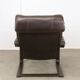 Luxurious Lounge Armchair in Leather, 1970s
