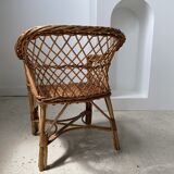 Rattan children's chair