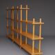 Bookcase by W Lutjens for Gouda den Boer, 1960s