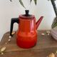 Vintage enamel coffee pot