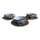 3 Vintage Teacups, Japan