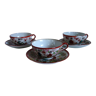 3 Vintage Teacups, Japan
