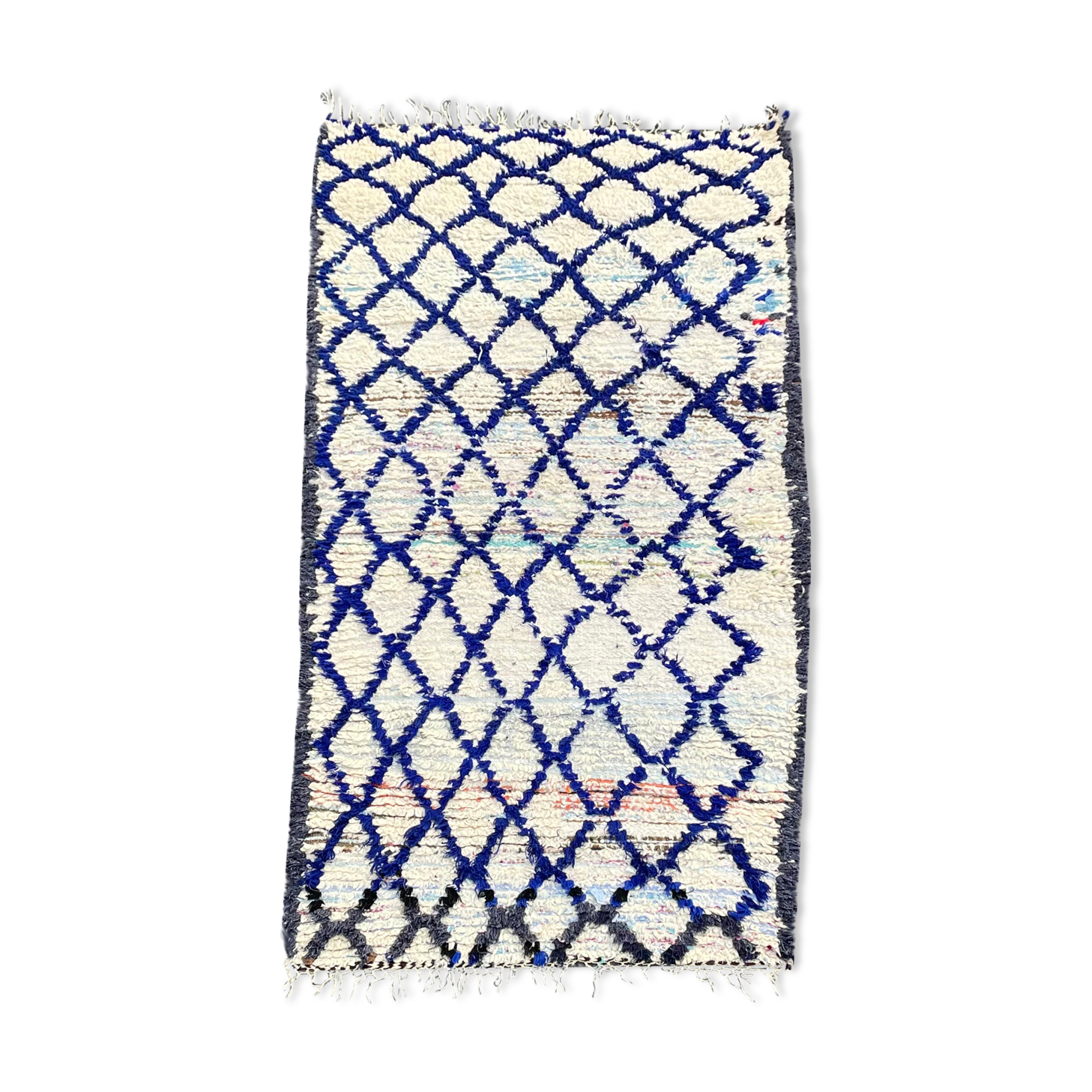 Berber carpet Beni Ouarain vintage 110x190