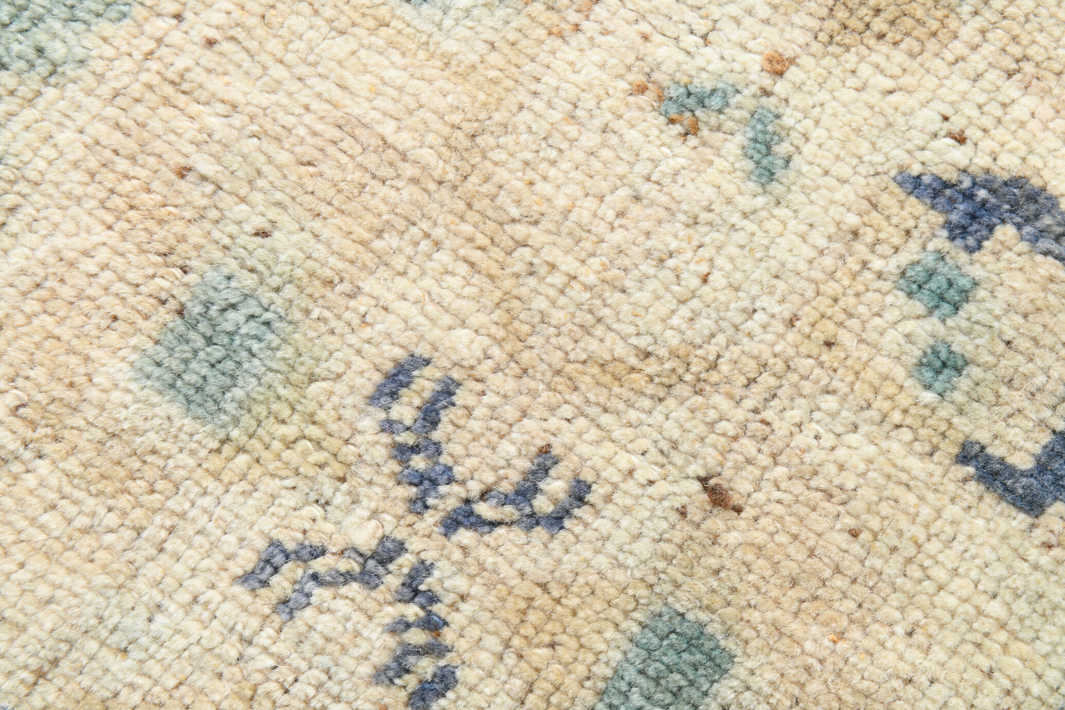 1X2 Blue vintage door mat rug, 1x2 Blue door mat rug, 2.7x1.5 Ft