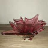 Red murano vase from the 60s