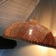 Natural rattan fiber vintage pendant lamp
