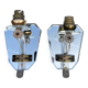 A pair of Venetian Murano wall sconces