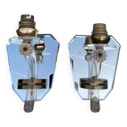 A pair of Venetian Murano wall sconces