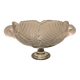 Cut crystal compote bowl