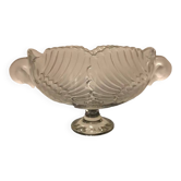 Cut crystal compote bowl
