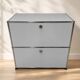 USM Haller furniture – Storage unit 2 modules Pearl Grey – Very good condition