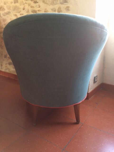 Fauteuil crapaud et son coussin