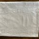 Exceptional old linen, very large embroidered tablecloth