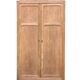 Parisian wardrobe, art deco raw wood wardrobe, 1930