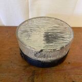 Antique Molded Glass Wall Light Ceiling Lamp + Vintage Black Bracket #C713