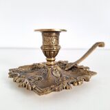 Vintage 19th bedroom candle holder