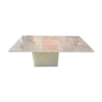 Custom marble base table