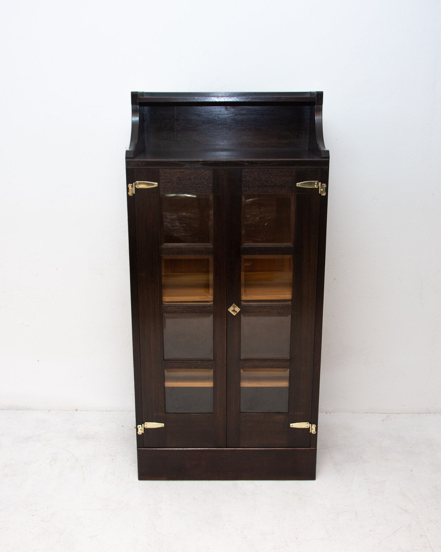 Antique viennese oak bookcase