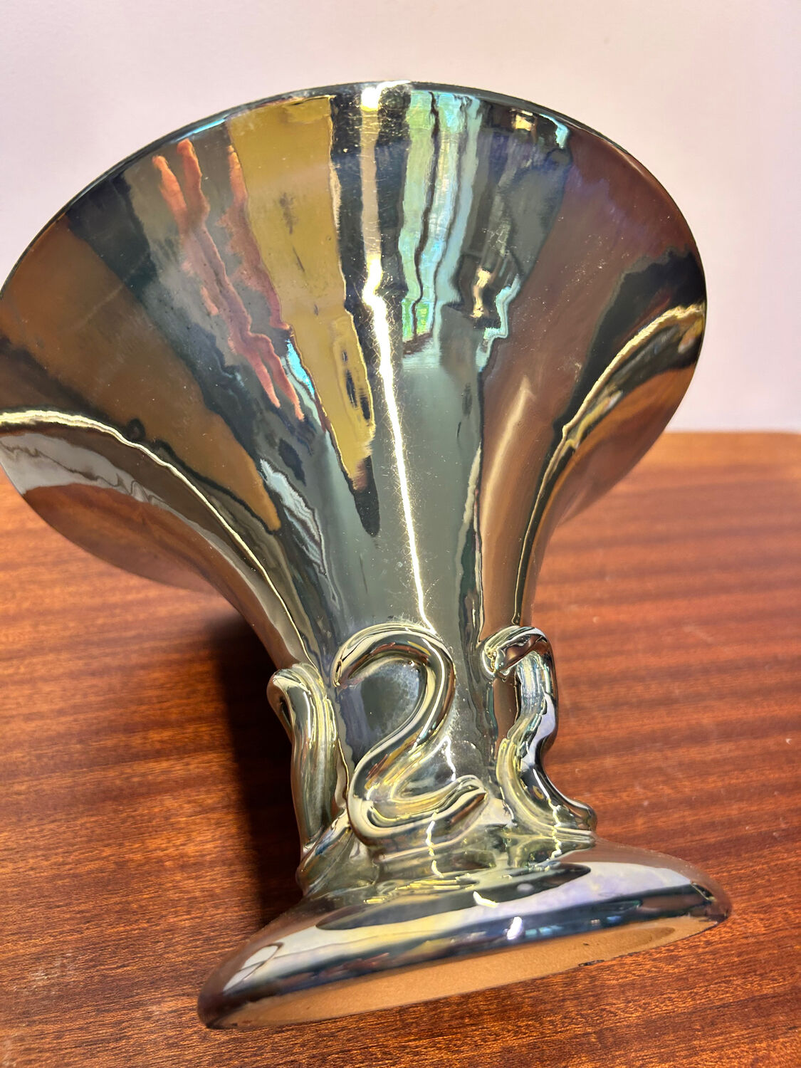 Rambervillers flamed sandstone bowl from the 60s