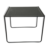 Postmodern perforated metal nesting side table from Ikea, 1980s.