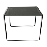 Postmodern perforated metal nesting side table from Ikea, 1980s.