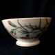 Old bowl with floral decoration soup coffee salad country decor