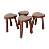 Series of 4 modernist stools