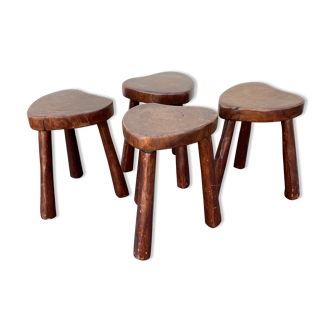 Series of 4 modernist stools