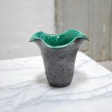 Vase corolle vintage en céramique