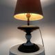 Brass and ceramic lamp