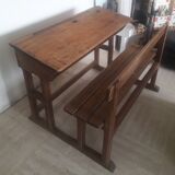 2-seater school desk, 1950s