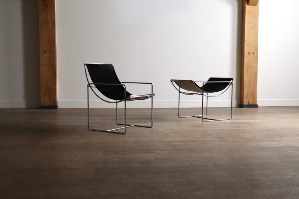 Odile Mir Filo Lounge Chairs Model 203 for Prisunic, France 1971