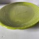 Vintage green relief fish dish Gien