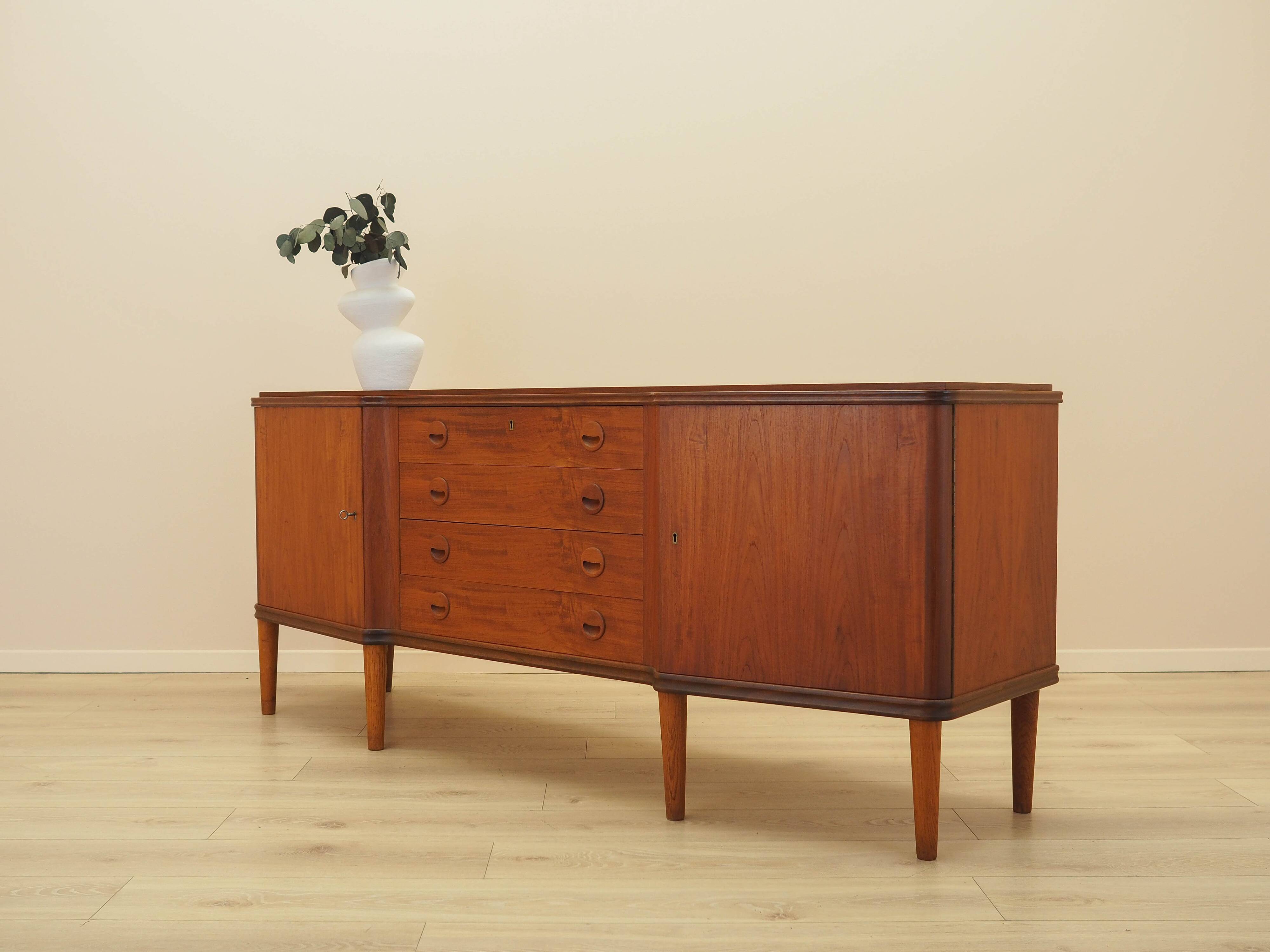 Teak sideboard, Danish design, 1960s, made in Denmark