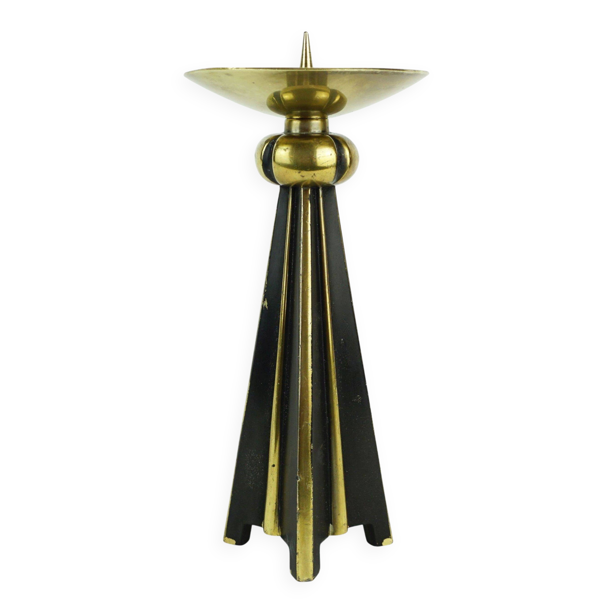 1950s mid century candle holder klaus ullrich faber & schumacher