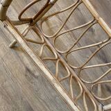 Rattan magazine holder