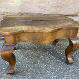 Footrest louis xv walnut late nineteenth