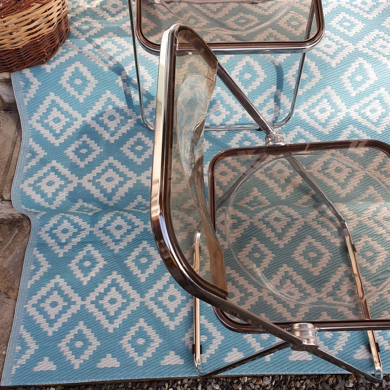 2 Folding chairs by Giancarlo Piretti for Castelli, Italy