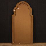 English mirror chinoiserie lacquered, gilded and painted