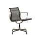 Multiple Eames Aluminum Group EA108 Dining Chairs Charcoal Netweave Mesh, Vitra