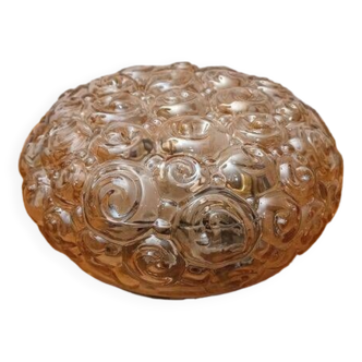 Helena Tynell smoked glass ceiling light - 60/70 snail model