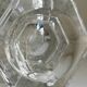 Hexagonal Baccarat crystal vase for violets