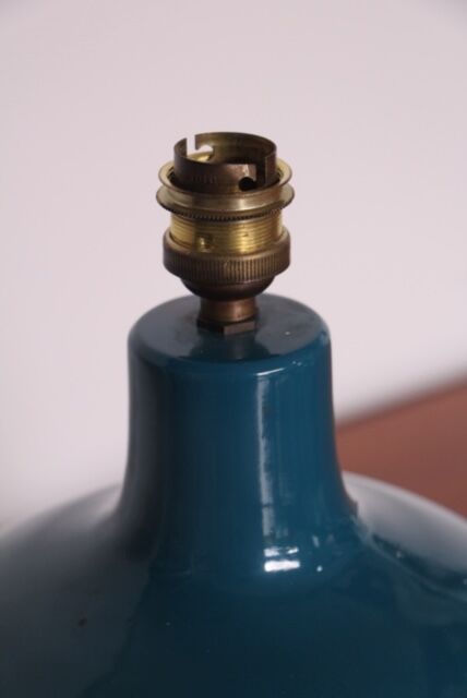 Lampe en bois tourné France 1970