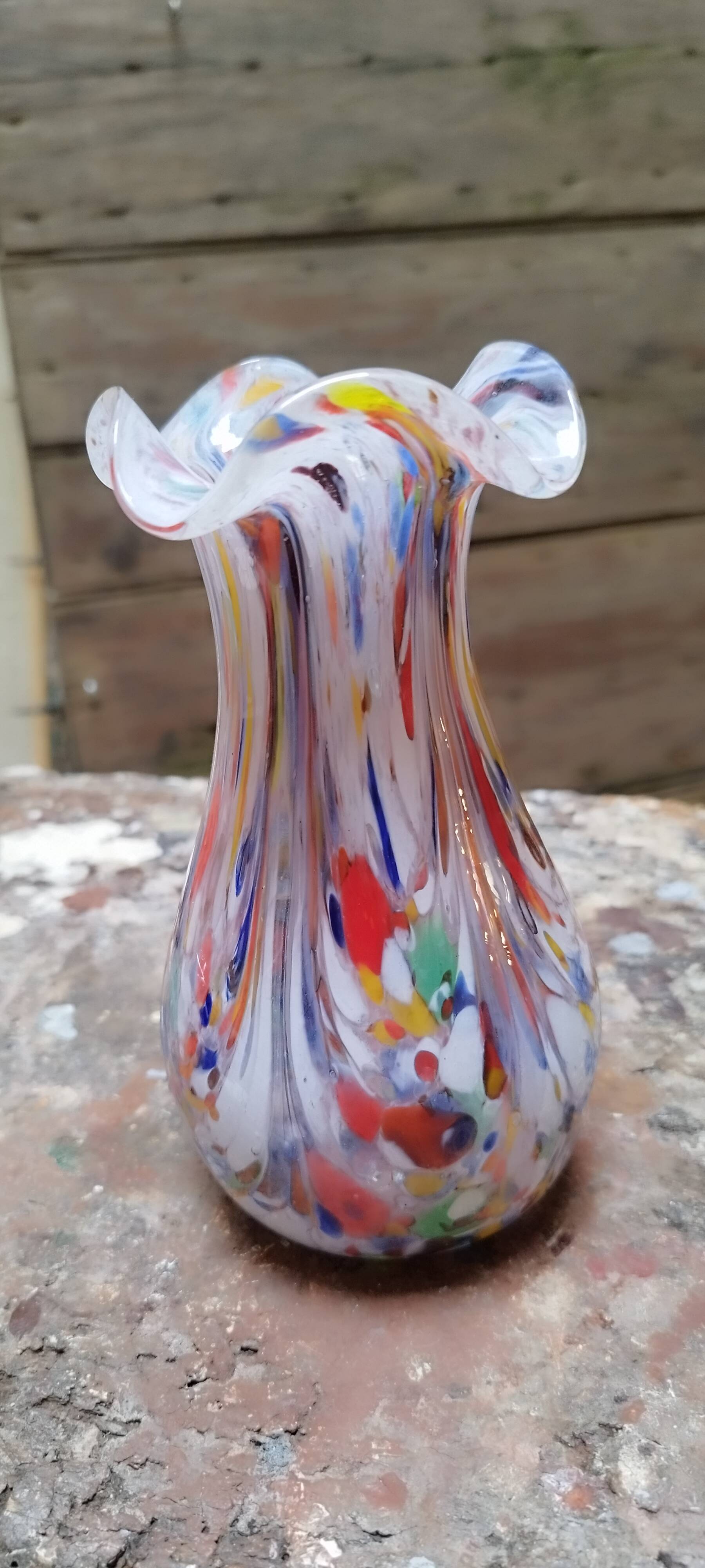 Murano glass vase